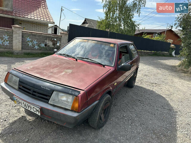 Красный ВАЗ 2108, объемом двигателя 1.3 л и пробегом 200 тыс. км за 500 $, фото 2 на Automoto.ua