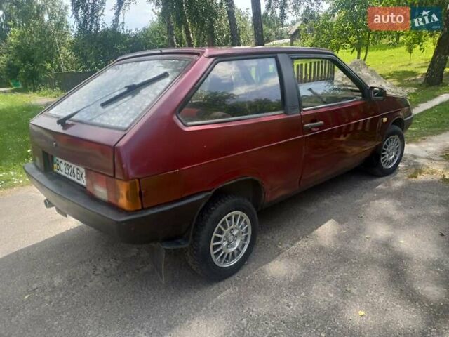 Красный ВАЗ 2108, объемом двигателя 1.5 л и пробегом 162 тыс. км за 450 $, фото 2 на Automoto.ua