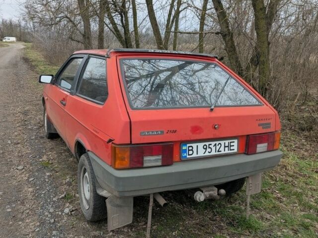 Червоний ВАЗ 2108, об'ємом двигуна 1.3 л та пробігом 20 тис. км за 829 $, фото 1 на Automoto.ua