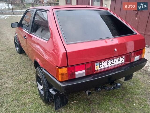 Красный ВАЗ 2108, объемом двигателя 1.3 л и пробегом 100 тыс. км за 800 $, фото 3 на Automoto.ua