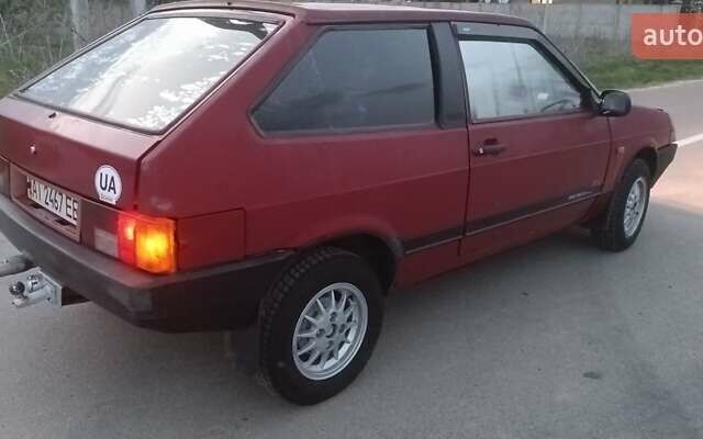 Красный ВАЗ 2108, объемом двигателя 1.6 л и пробегом 100 тыс. км за 800 $, фото 1 на Automoto.ua