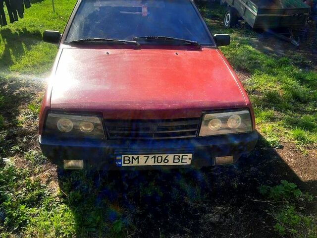 Красный ВАЗ 2108, объемом двигателя 1.5 л и пробегом 420 тыс. км за 850 $, фото 1 на Automoto.ua