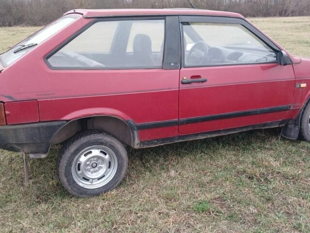 Красный ВАЗ 2108, объемом двигателя 1.3 л и пробегом 73 тыс. км за 852 $, фото 1 на Automoto.ua