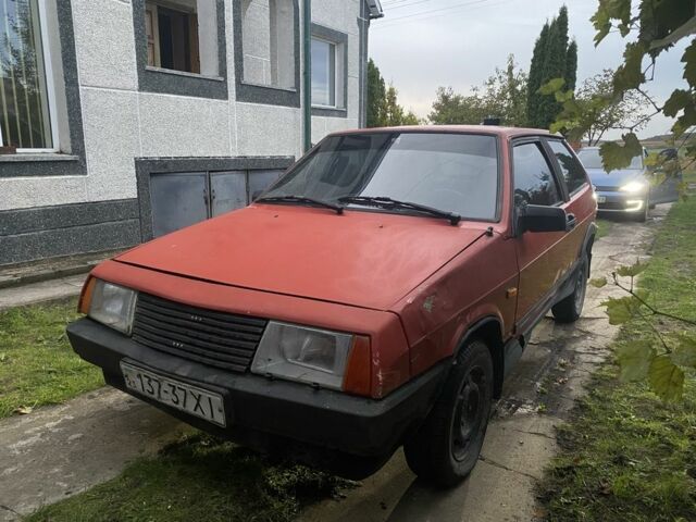 Красный ВАЗ 2108, объемом двигателя 1.3 л и пробегом 100 тыс. км за 650 $, фото 1 на Automoto.ua