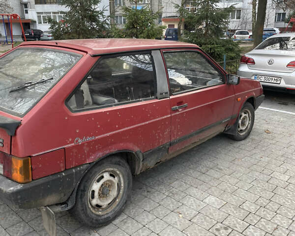 Красный ВАЗ 2108, объемом двигателя 1.3 л и пробегом 167 тыс. км за 350 $, фото 5 на Automoto.ua