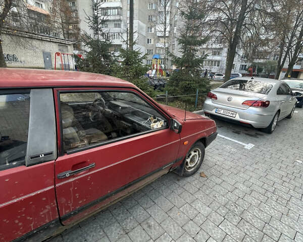 Красный ВАЗ 2108, объемом двигателя 1.3 л и пробегом 167 тыс. км за 350 $, фото 9 на Automoto.ua