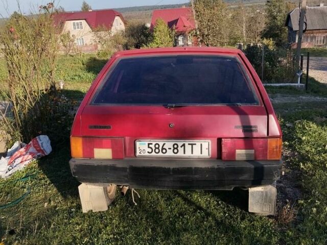 Красный ВАЗ 2108, объемом двигателя 1.3 л и пробегом 1000 тыс. км за 450 $, фото 3 на Automoto.ua