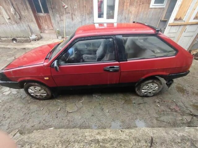 Красный ВАЗ 2108, объемом двигателя 1 л и пробегом 1 тыс. км за 500 $, фото 1 на Automoto.ua