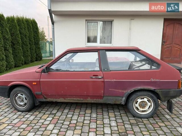 Красный ВАЗ 2108, объемом двигателя 1.3 л и пробегом 166 тыс. км за 500 $, фото 3 на Automoto.ua