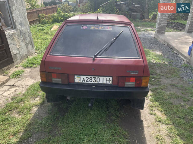 Красный ВАЗ 2108, объемом двигателя 1.3 л и пробегом 24 тыс. км за 700 $, фото 1 на Automoto.ua