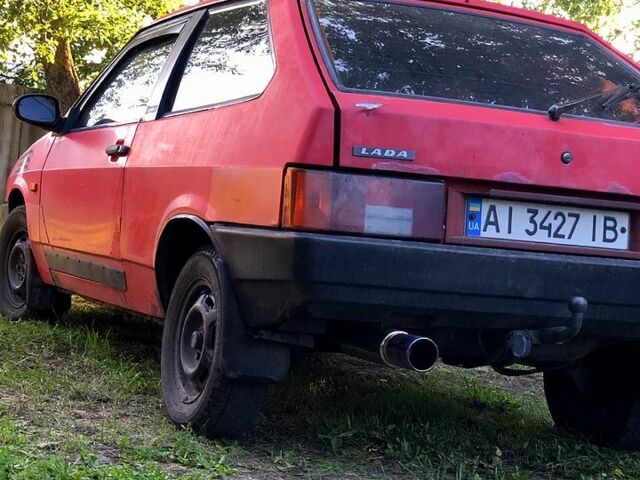 Красный ВАЗ 2108, объемом двигателя 1.3 л и пробегом 70 тыс. км за 600 $, фото 3 на Automoto.ua