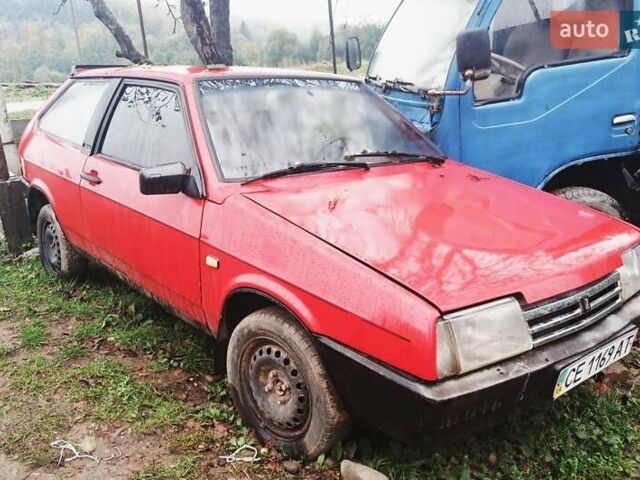 Красный ВАЗ 2108, объемом двигателя 1.3 л и пробегом 111 тыс. км за 440 $, фото 3 на Automoto.ua