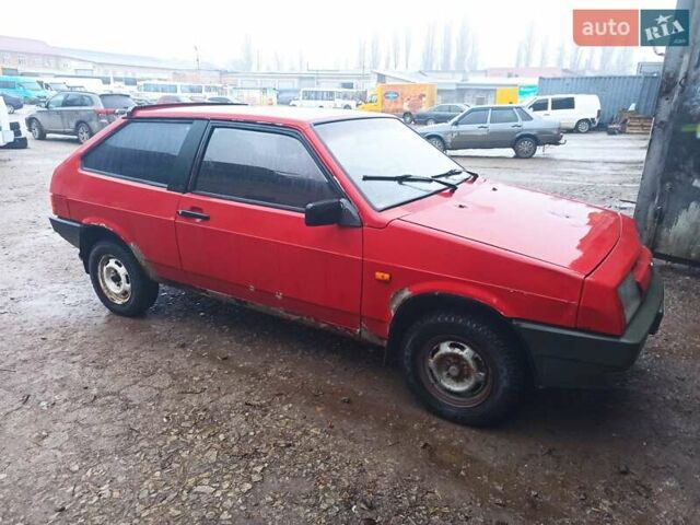 Красный ВАЗ 2108, объемом двигателя 1.3 л и пробегом 94 тыс. км за 599 $, фото 1 на Automoto.ua