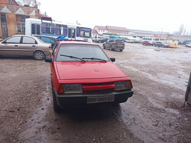 Красный ВАЗ 2108, объемом двигателя 1.3 л и пробегом 94 тыс. км за 600 $, фото 1 на Automoto.ua