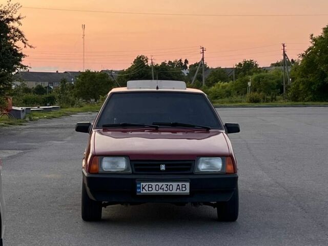 Красный ВАЗ 2108, объемом двигателя 1.3 л и пробегом 80 тыс. км за 1300 $, фото 3 на Automoto.ua