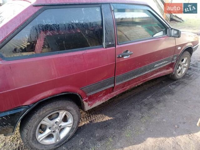 Красный ВАЗ 2108, объемом двигателя 1.3 л и пробегом 97 тыс. км за 1450 $, фото 3 на Automoto.ua