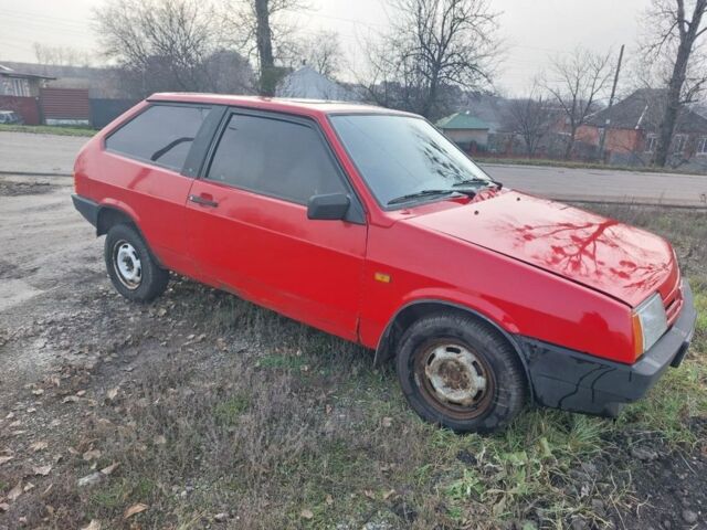 Красный ВАЗ 2108, объемом двигателя 1.3 л и пробегом 35 тыс. км за 1000 $, фото 1 на Automoto.ua