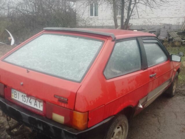 Червоний ВАЗ 2108, об'ємом двигуна 1 л та пробігом 3 тис. км за 580 $, фото 2 на Automoto.ua