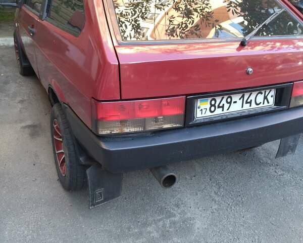 Красный ВАЗ 2108, объемом двигателя 1.3 л и пробегом 3 тыс. км за 1539 $, фото 6 на Automoto.ua