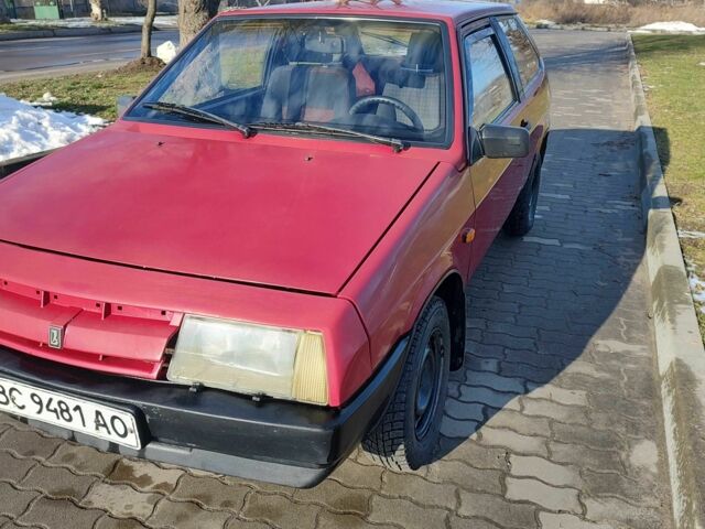 Красный ВАЗ 2108, объемом двигателя 1.1 л и пробегом 400 тыс. км за 750 $, фото 1 на Automoto.ua