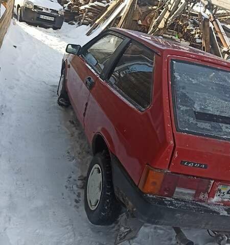 Красный ВАЗ 2108, объемом двигателя 1.3 л и пробегом 80 тыс. км за 1100 $, фото 3 на Automoto.ua