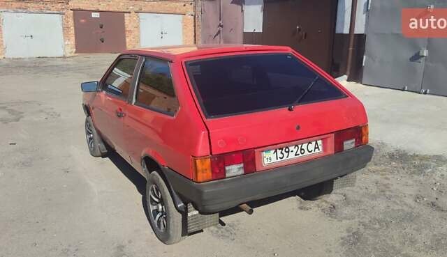 Красный ВАЗ 2108, объемом двигателя 1.3 л и пробегом 170 тыс. км за 2500 $, фото 14 на Automoto.ua