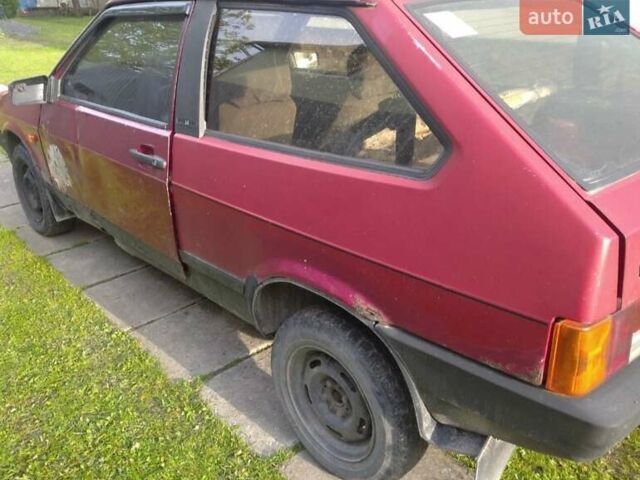 Красный ВАЗ 2108, объемом двигателя 1.3 л и пробегом 157 тыс. км за 650 $, фото 6 на Automoto.ua