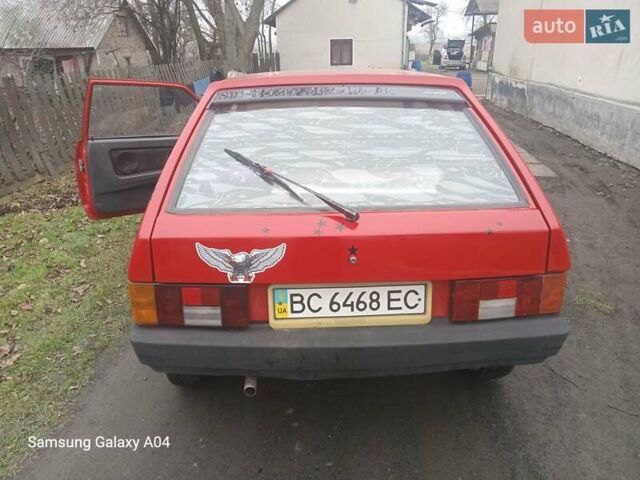 Красный ВАЗ 2108, объемом двигателя 1.5 л и пробегом 320 тыс. км за 1100 $, фото 4 на Automoto.ua