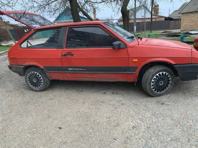 Червоний ВАЗ 2108, об'ємом двигуна 1.3 л та пробігом 100 тис. км за 1000 $, фото 1 на Automoto.ua
