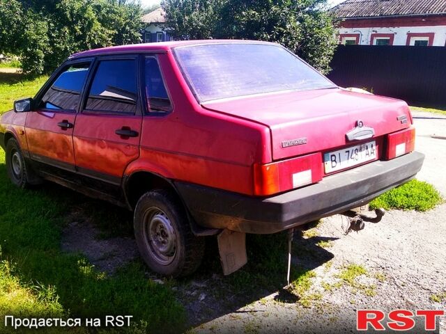 Красный ВАЗ 2108, объемом двигателя 1.3 л и пробегом 225 тыс. км за 750 $, фото 2 на Automoto.ua