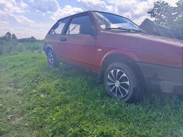 Красный ВАЗ 2108, объемом двигателя 1.1 л и пробегом 50 тыс. км за 350 $, фото 1 на Automoto.ua