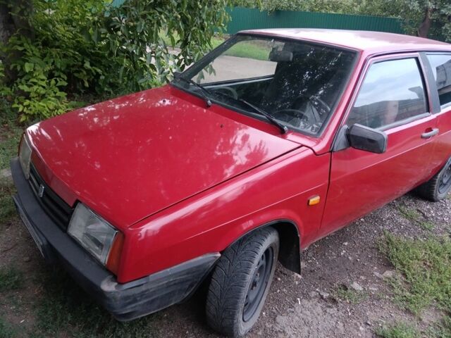 Красный ВАЗ 2108, объемом двигателя 1.3 л и пробегом 70 тыс. км за 850 $, фото 1 на Automoto.ua