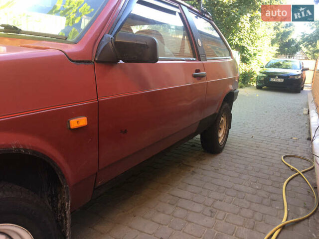 Красный ВАЗ 2108, объемом двигателя 1.3 л и пробегом 100 тыс. км за 1300 $, фото 3 на Automoto.ua