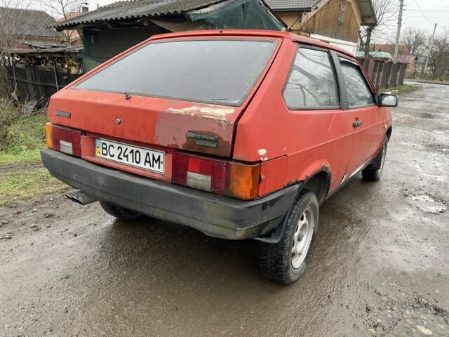 Червоний ВАЗ 2108, об'ємом двигуна 1.3 л та пробігом 200 тис. км за 350 $, фото 3 на Automoto.ua