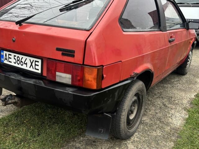 Красный ВАЗ 2108, объемом двигателя 1.3 л и пробегом 42 тыс. км за 757 $, фото 2 на Automoto.ua