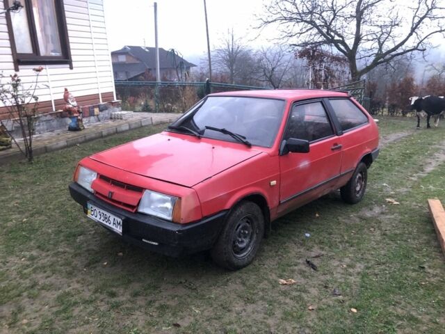 Красный ВАЗ 2108, объемом двигателя 1.5 л и пробегом 54 тыс. км за 600 $, фото 1 на Automoto.ua