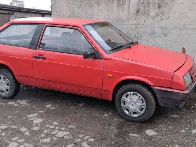 Красный ВАЗ 2108, объемом двигателя 1.3 л и пробегом 100 тыс. км за 650 $, фото 2 на Automoto.ua