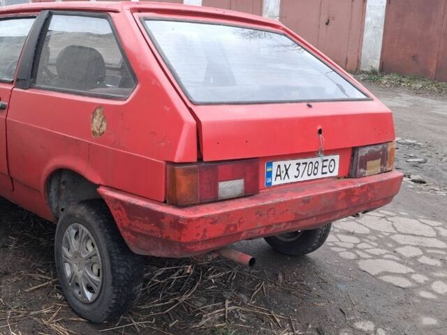 Красный ВАЗ 2108, объемом двигателя 1.3 л и пробегом 100 тыс. км за 650 $, фото 3 на Automoto.ua