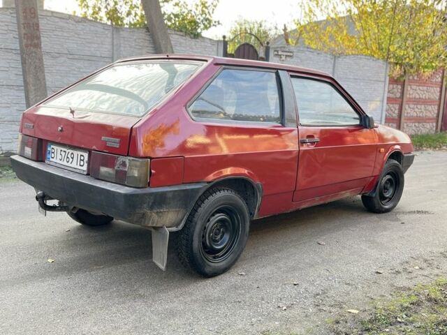 ВАЗ 2108 1993 у Кременчуге на Automoto.ua Червоний ВАЗ 2108, об'ємом двигуна 1.5 л та пробігом 189 тис. км за 850 $, фото 6 на Automoto.ua