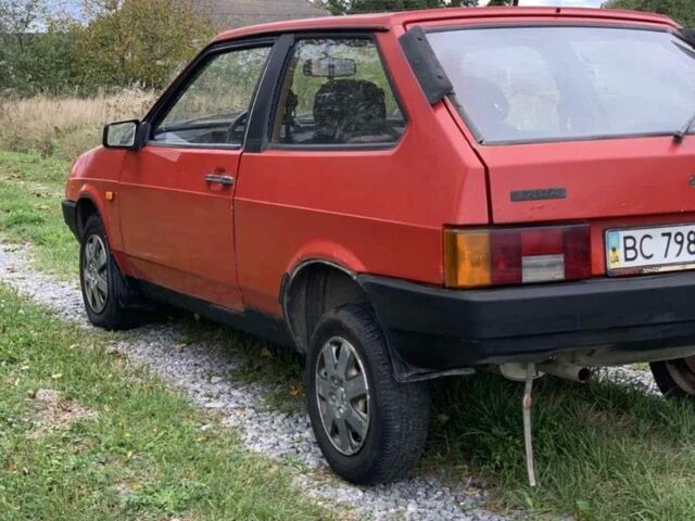 Красный ВАЗ 2108, объемом двигателя 1.3 л и пробегом 77 тыс. км за 690 $, фото 3 на Automoto.ua