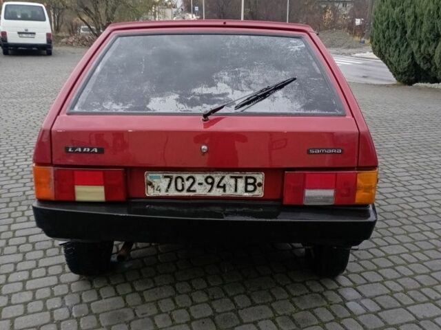 Красный ВАЗ 2108, объемом двигателя 1.3 л и пробегом 100 тыс. км за 450 $, фото 3 на Automoto.ua