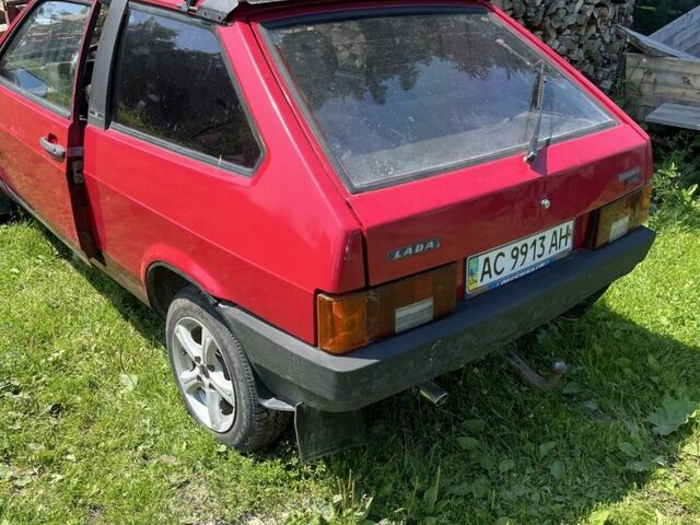 Красный ВАЗ 2108, объемом двигателя 1.1 л и пробегом 80 тыс. км за 650 $, фото 4 на Automoto.ua