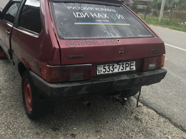Красный ВАЗ 2108, объемом двигателя 1.5 л и пробегом 2 тыс. км за 433 $, фото 2 на Automoto.ua