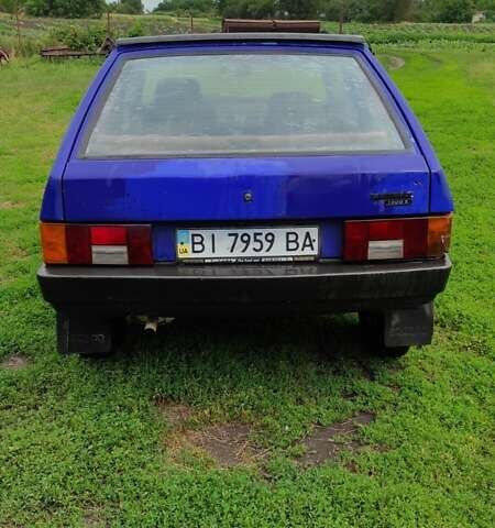 Синий ВАЗ 2108, объемом двигателя 1.3 л и пробегом 50 тыс. км за 900 $, фото 3 на Automoto.ua