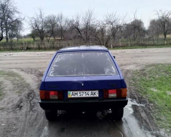 Синий ВАЗ 2108, объемом двигателя 1.3 л и пробегом 99 тыс. км за 710 $, фото 2 на Automoto.ua