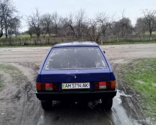 Синій ВАЗ 2108, об'ємом двигуна 1.3 л та пробігом 99 тис. км за 589 $, фото 3 на Automoto.ua