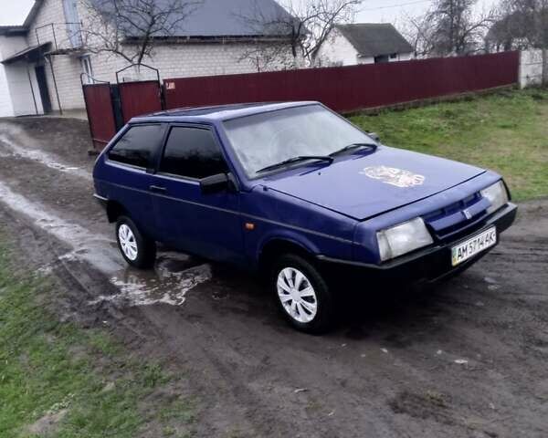 Синий ВАЗ 2108, объемом двигателя 1.3 л и пробегом 99 тыс. км за 710 $, фото 3 на Automoto.ua