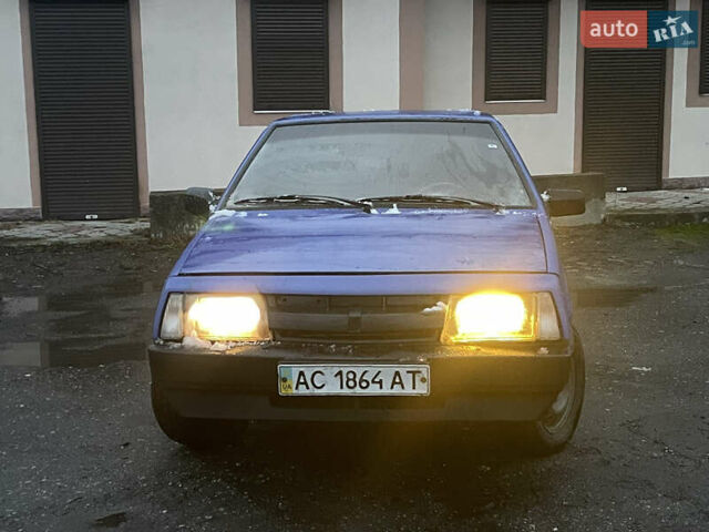 Синий ВАЗ 2108, объемом двигателя 1.3 л и пробегом 100 тыс. км за 950 $, фото 1 на Automoto.ua