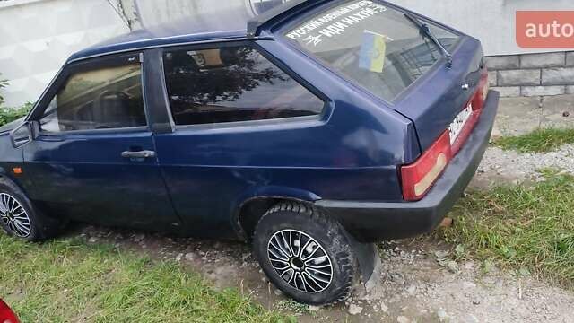 Синий ВАЗ 2108, объемом двигателя 1.3 л и пробегом 200 тыс. км за 900 $, фото 2 на Automoto.ua