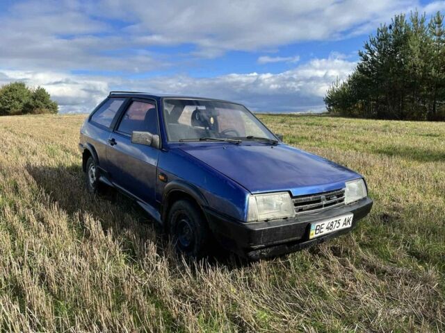 Синий ВАЗ 2108, объемом двигателя 1.3 л и пробегом 70 тыс. км за 600 $, фото 2 на Automoto.ua